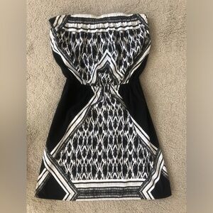 Black and white Express mini dress